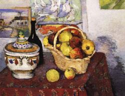 Paul Cezanne Still Life with Soup Tureen Sweden oil painting art